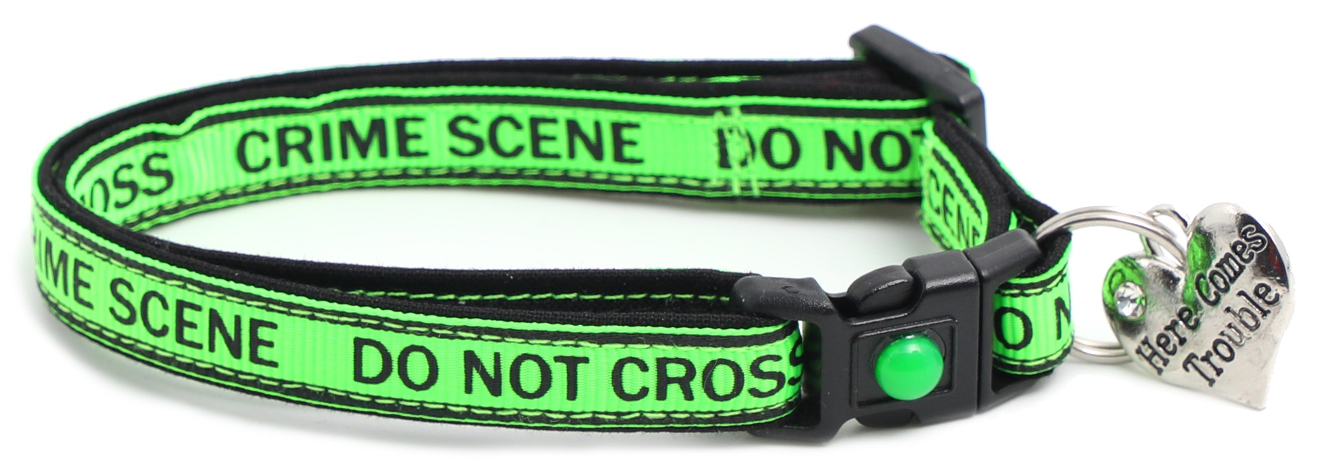 Crime Scene Do Not Cross Breakaway Cat Collar-24