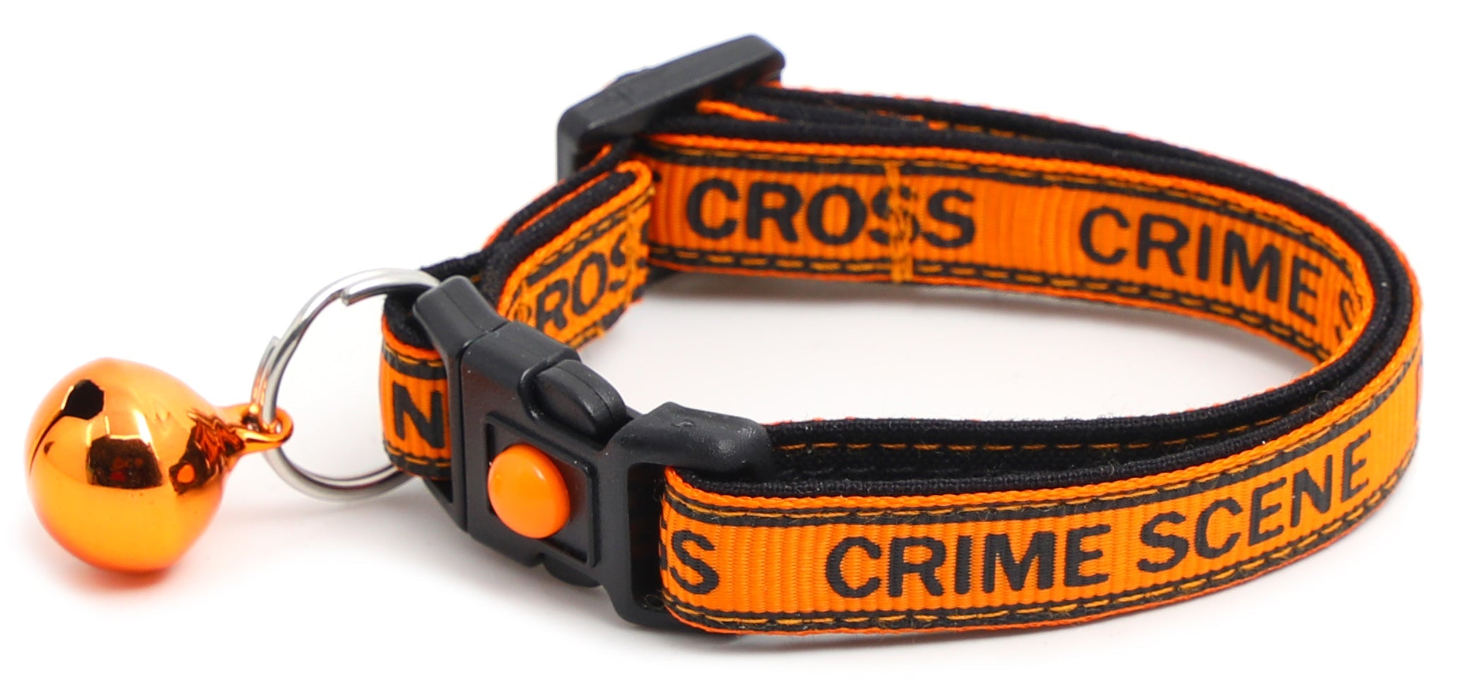 Crime Scene Do Not Cross Breakaway Cat Collar-15