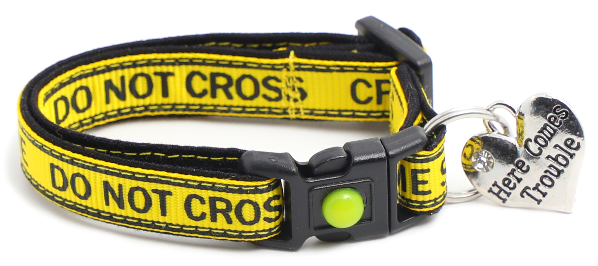 Crime Scene Do Not Cross Breakaway Cat Collar-7